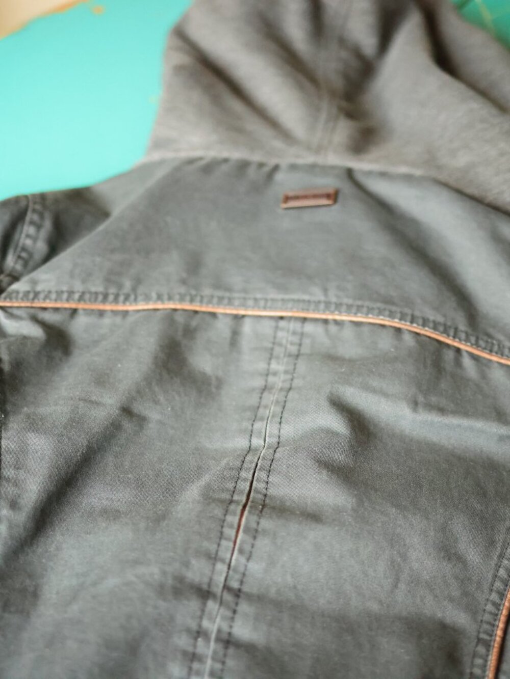 Very Rare Naketano Jacket Sz S Grey Asymetric Zip Like New - Picture 12 of 15